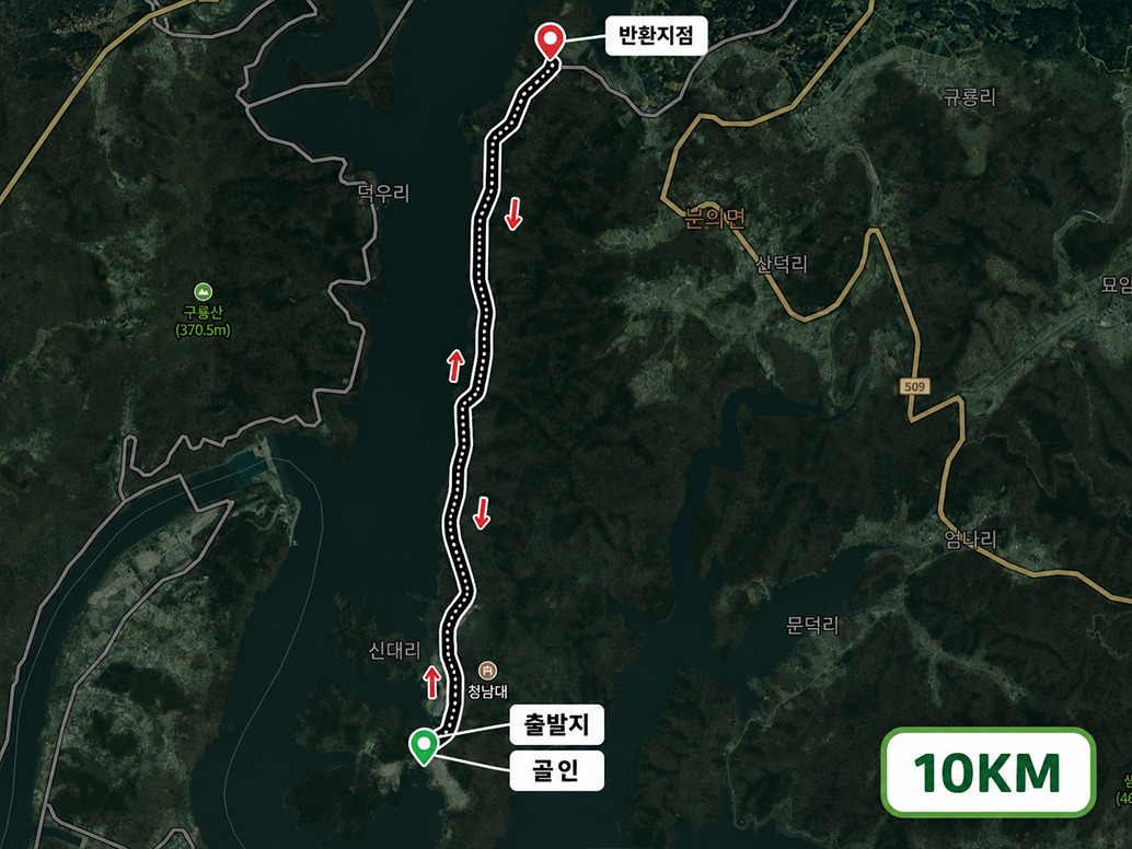 10K 코스 지도
